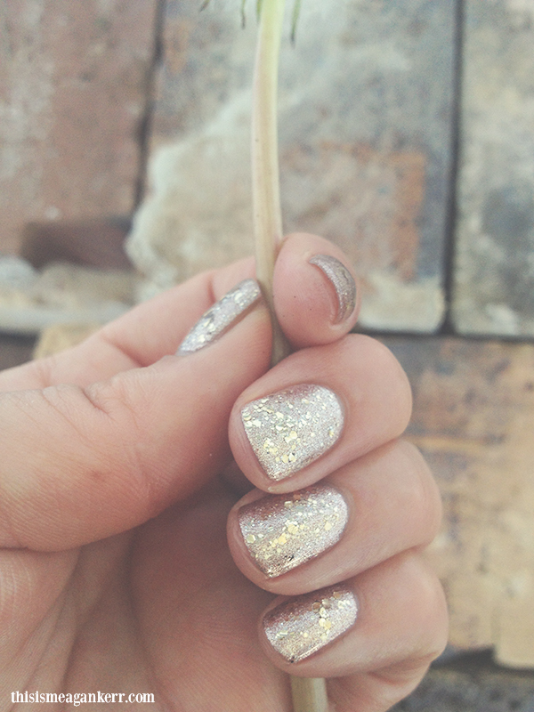 Nailed It! Rose Gold Glitter - This is Meagan Kerr