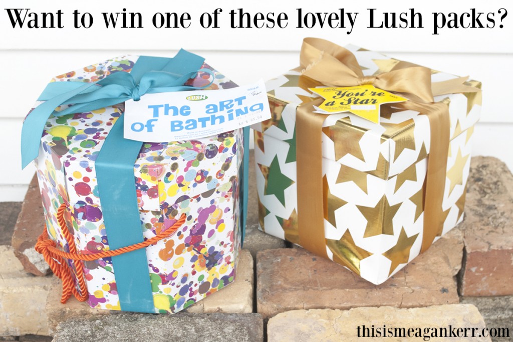 Lush Giveaway: The Art of Bathing and You're a Star gift packs