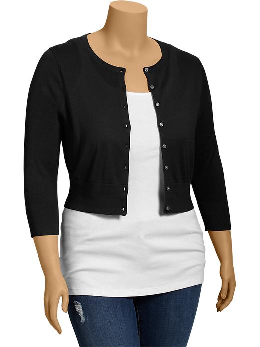 Old Navy Cropped Button-Front Cardi
