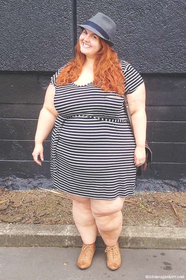 Aussie Curves plus size picnic 17 Sundays stripe dress