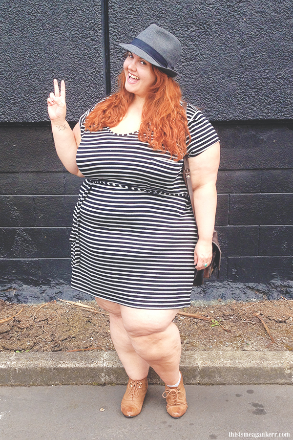 Aussie Curves plus size picnic 17 Sundays stripe dress