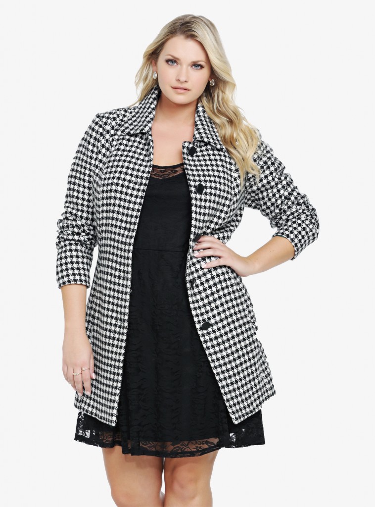 Torrid Houndstooth Coat