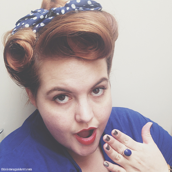 This is Meagan Kerr Very Vintage Day Out plus size vintage