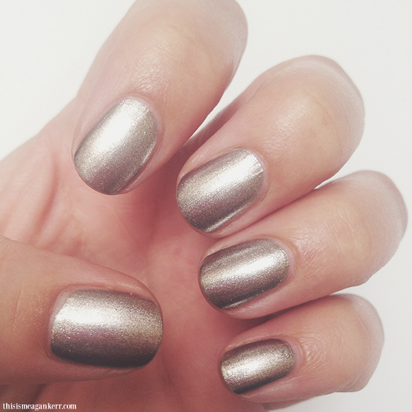 Morgan Taylor Chain Reaction silver nail polish