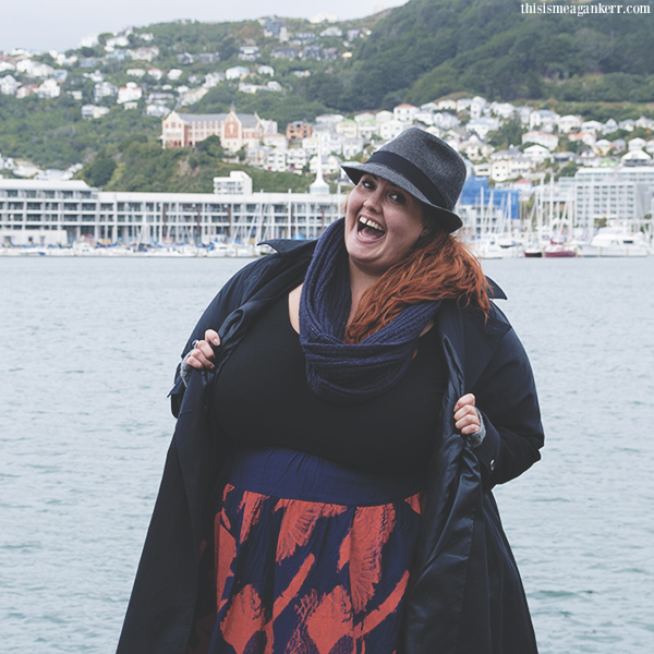 Meagan Kerr plus size fashion autumn