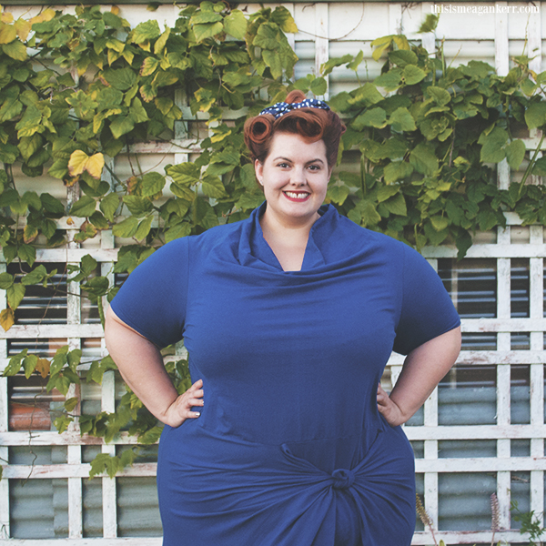 WIWT VVDO Hope and Harvest Knot Dress plus size fashion