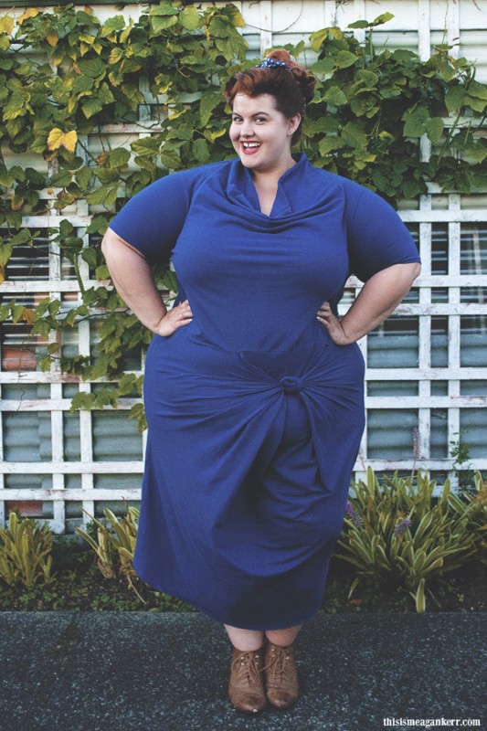 WIWT VVDO Hope and Harvest Knot Dress plus size fashion