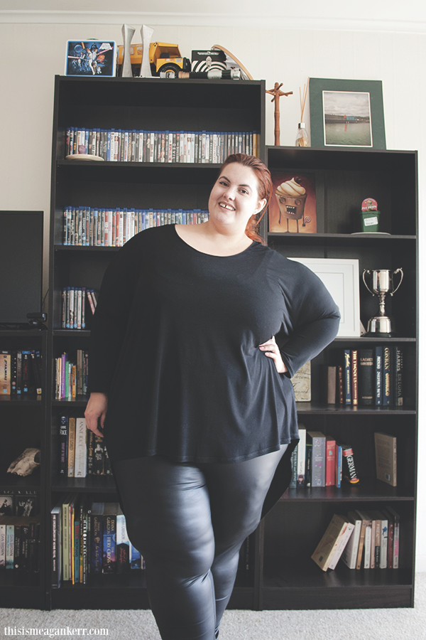 This is Meagan Kerr plus size fashion Harlow