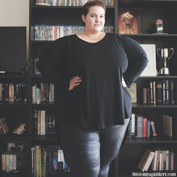 This is Meagan Kerr plus size fashion Harlow 