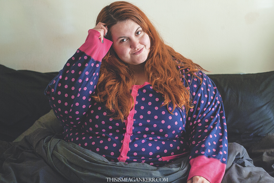 aussie curves polka dots plus size onesie