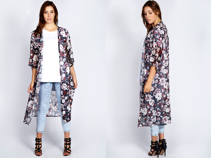 boohoo kimono plus size