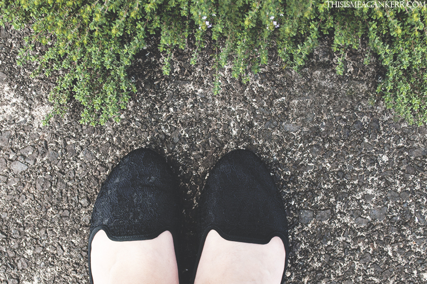 Salucci Collection lace ballet flats black Farmers shoes