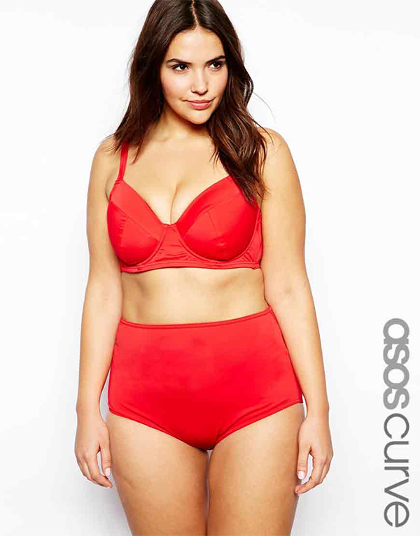 ASOS CURVE Exclusive Underwired Bikini Top