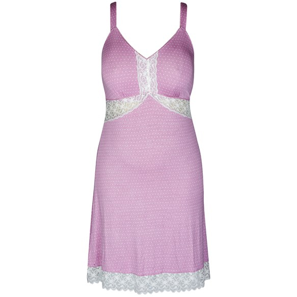 Plus Size Sleepwear Autograph Pinspot Lace Chemise