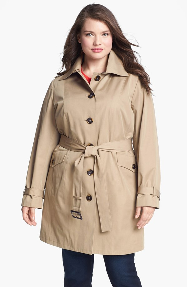 MICHAEL Michael Kors Belted Trench with Detachable Liner