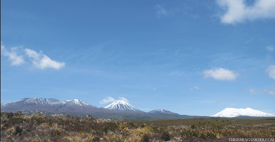 Mt Tongariro Mt Ngauruhoe Mt Ruapehu
