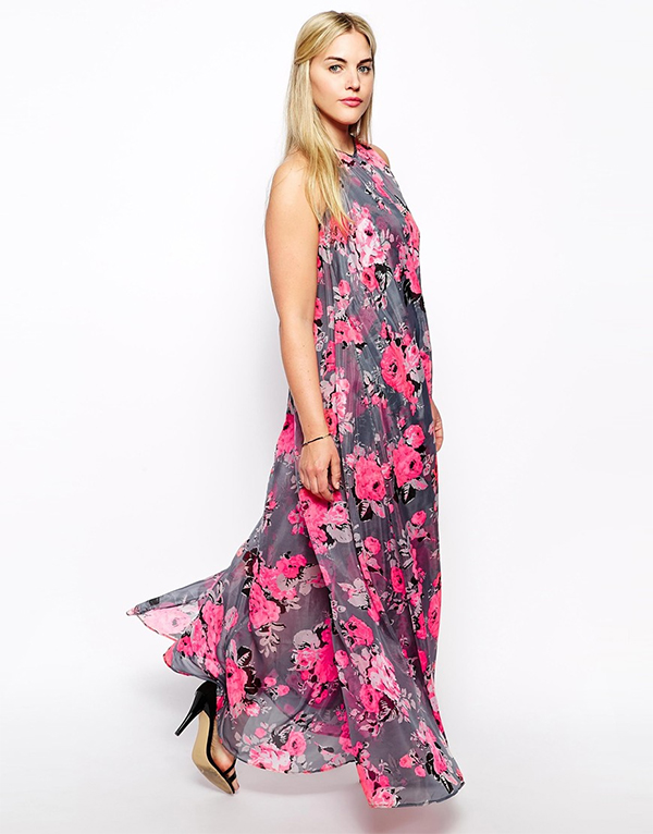 asos curve maxi dress sale