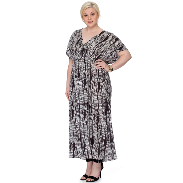 The Iconic Harlow Summer Love Faux Wrap Maxi Dress