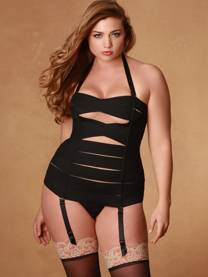 Hips and Curves Bandage Bustier