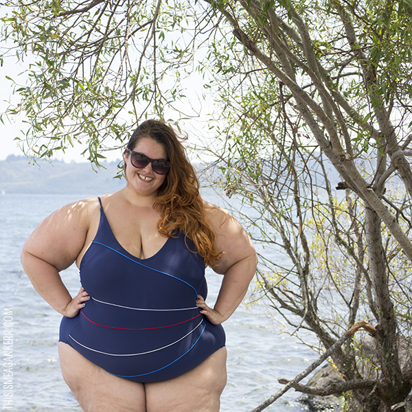 Meagan Kerr Kmart One Piece Plus Size Swimsuit