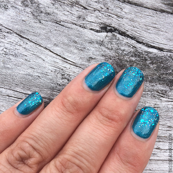 Mermaid Glitter Nails by Penny Lazic at Monaco Nails & Beauty