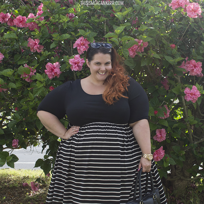 Plus size fashion - Meagan Kerr wears 17 Sundays