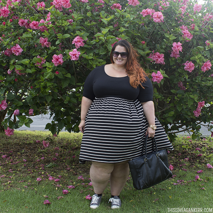 Plus size fashion - Meagan Kerr wears 17 Sundays