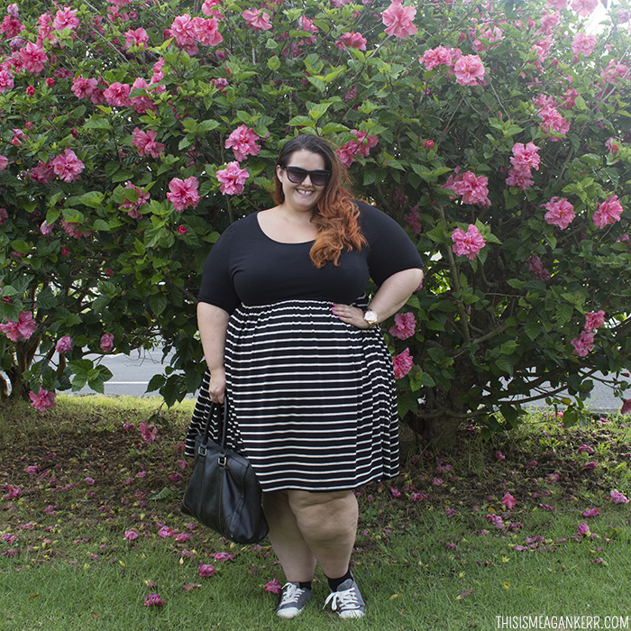 Plus size fashion - Meagan Kerr wears 17 Sundays