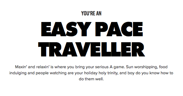 Easy Pace Traveller