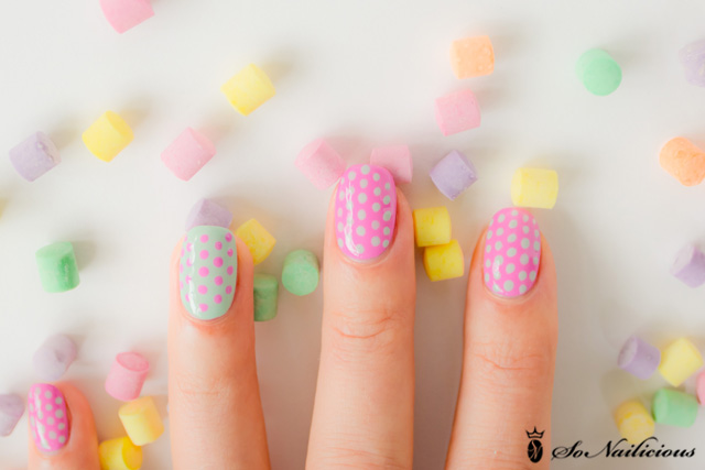 Candy Polka Dot Nails - So Nailicious