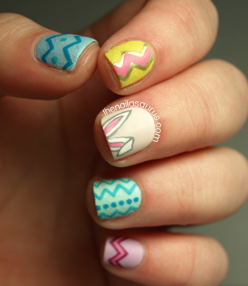 Easter Nail Art - The Nailasaurus