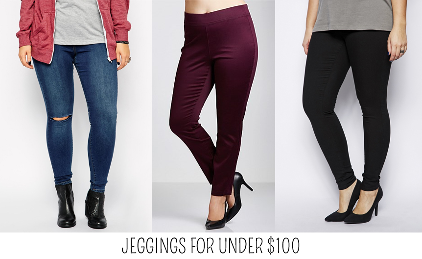 Plus size jeggings under $100