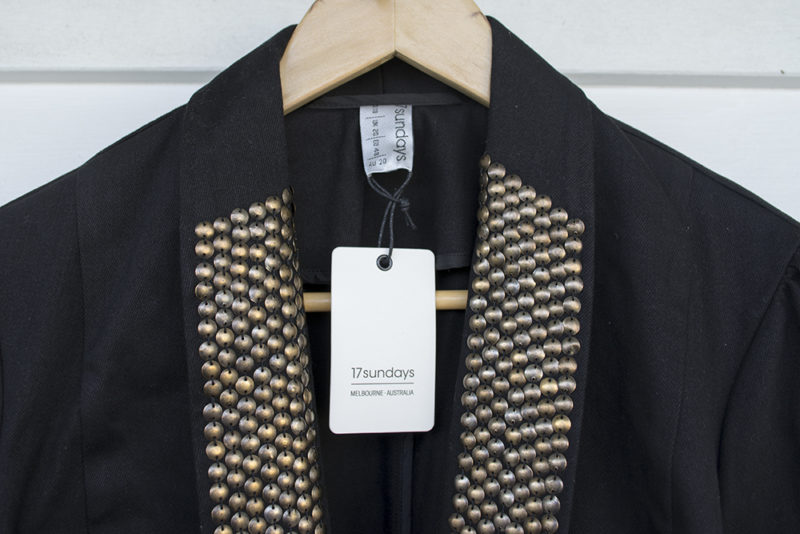 17 Sundays Rewired Sequin Trim Jacket