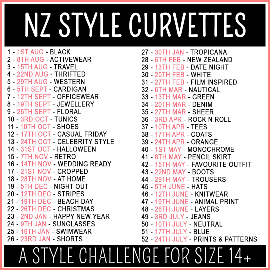 NZ Style Curvettes Plus Size Fashion Challenge