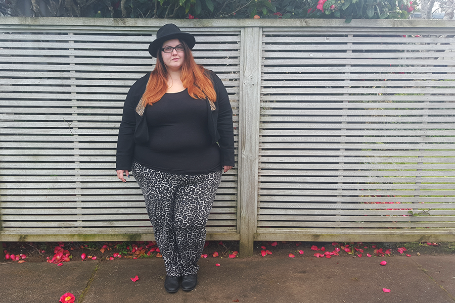 This is Meagan Kerr: NZ Style Curvettes Trousers // Autograph Animal Print Pants