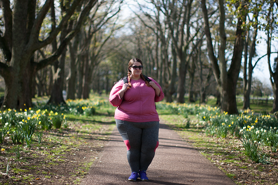 This is Meagan Kerr x Farmers plus size activewear
