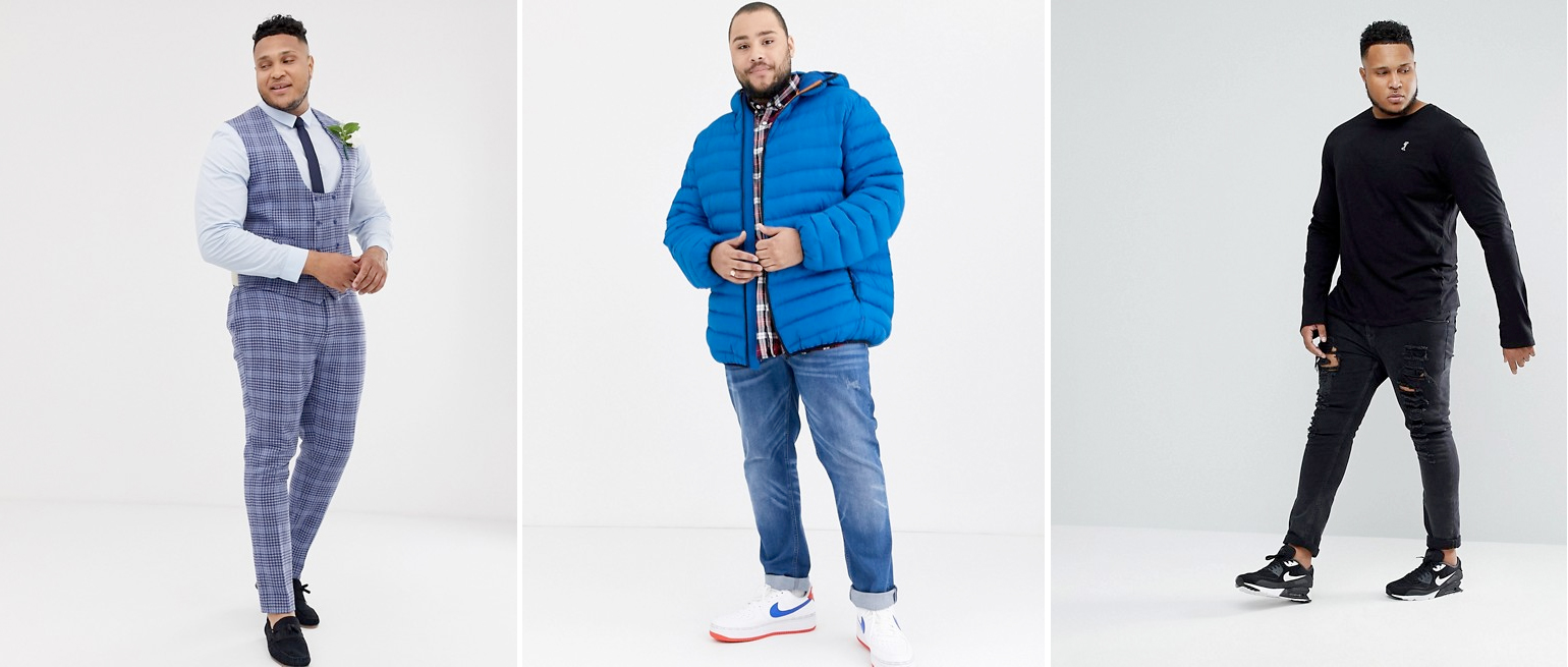 Where to buy plus size menswear: ASOS Big & Tall