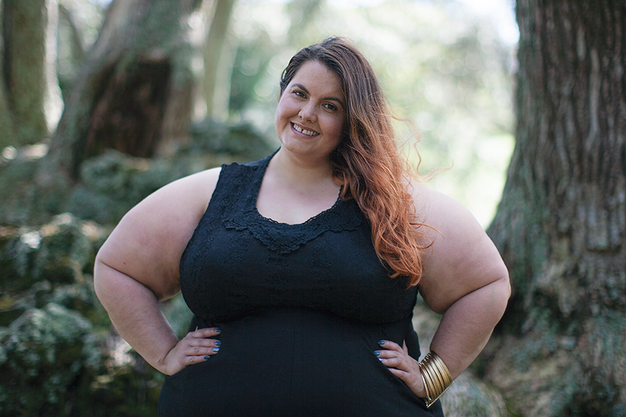 This is Meagan Kerr x Farmers Plus Size Boho Yourself Luxe Lace Long Top