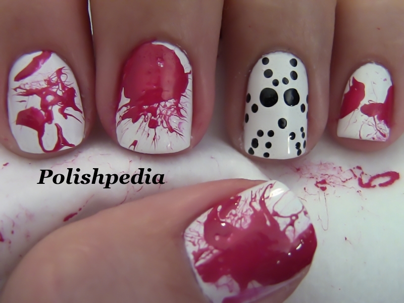 Jason Mask Halloween Nail Art Tutorial by Polishpedia