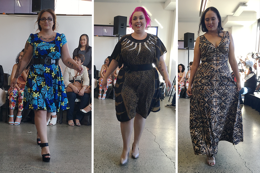 LLLNZ2015 Lovely Larger Ladies Plus Size Fashion Show // Tiare Strickland, Sam Cranston and Tui Gillies for MENA