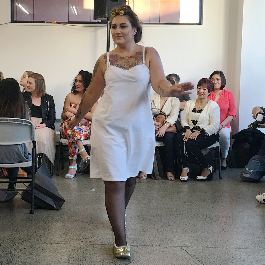 LLLNZ2015 Lovely Larger Ladies Plus Size Fashion Show // Tiare Strickland for Roxy Ric Rac