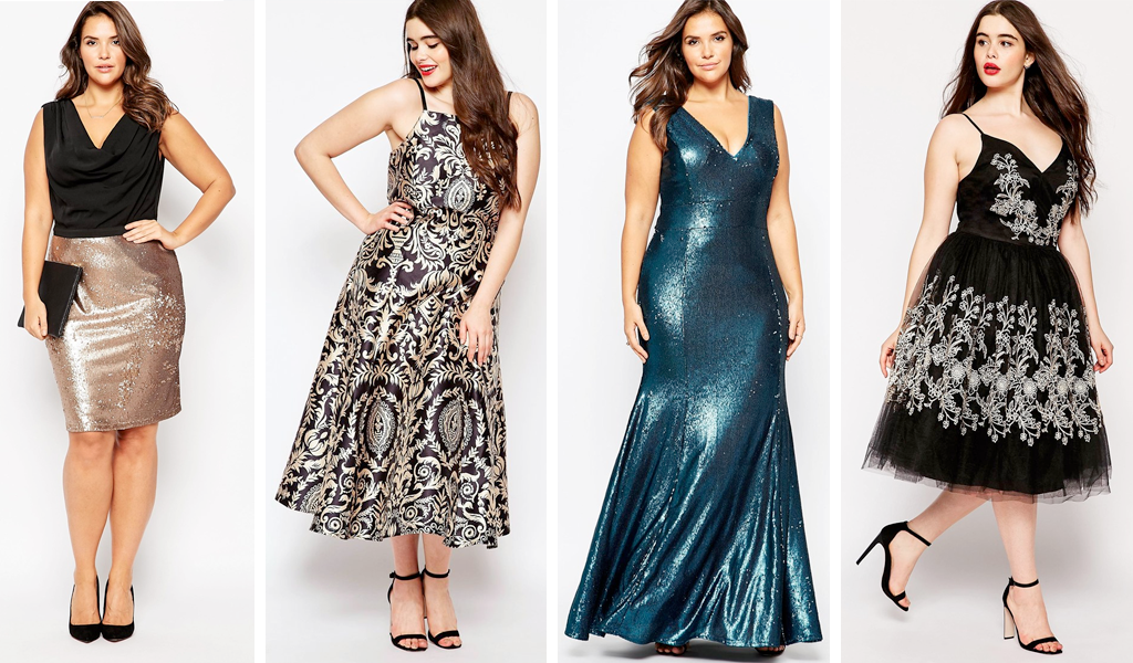 Where to shop for plus size party dresses // ASOS Curve