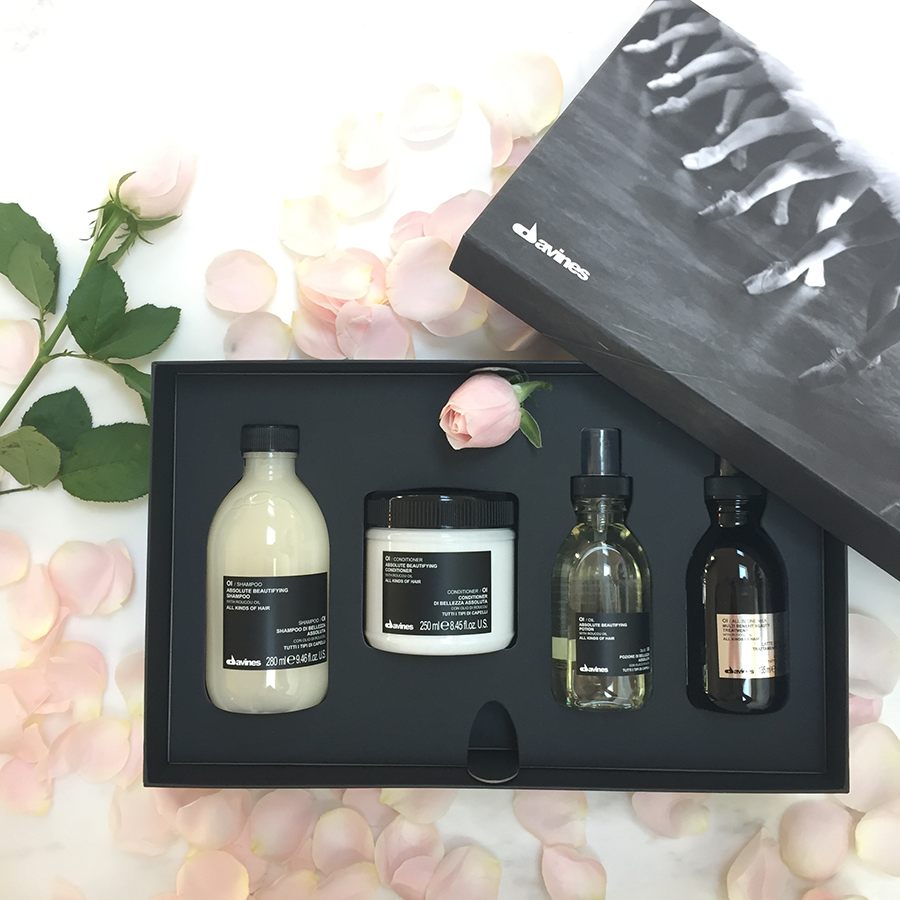 This is Meagan Kerr 12 Days of Christmas Giveaway - Davines OI Gift Box