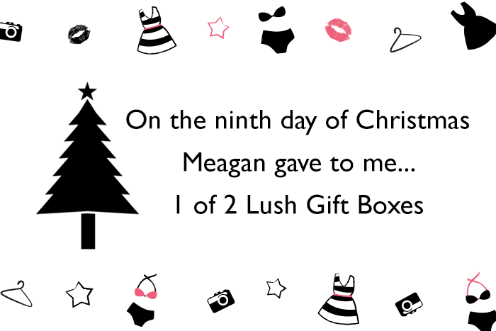 This is Meagan Kerr 12 Days of Christmas Giveaway - Lush