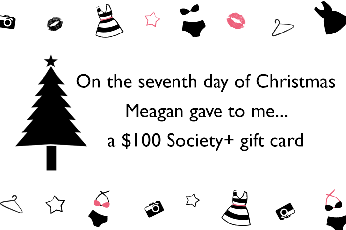 This is Meagan Kerr 12 Days of Christmas Giveaway - Society Plus