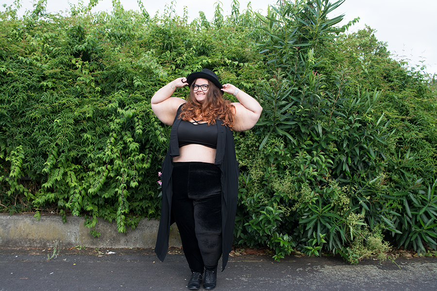 New Zealand plus size fashion blogger Meagan Kerr channels her style crush - Natalie Means Nice and Margot Meanie