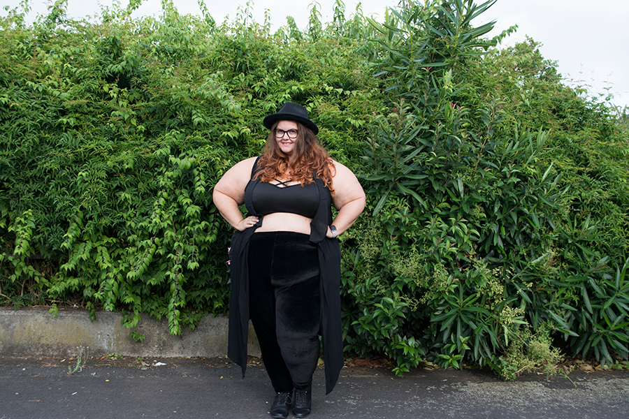 New Zealand plus size fashion blogger Meagan Kerr channels her style crush - Natalie Means Nice and Margot Meanie