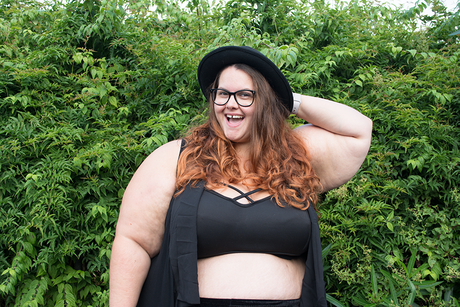 New Zealand plus size fashion blogger Meagan Kerr channels her style crush - Natalie Means Nice and Margot Meanie