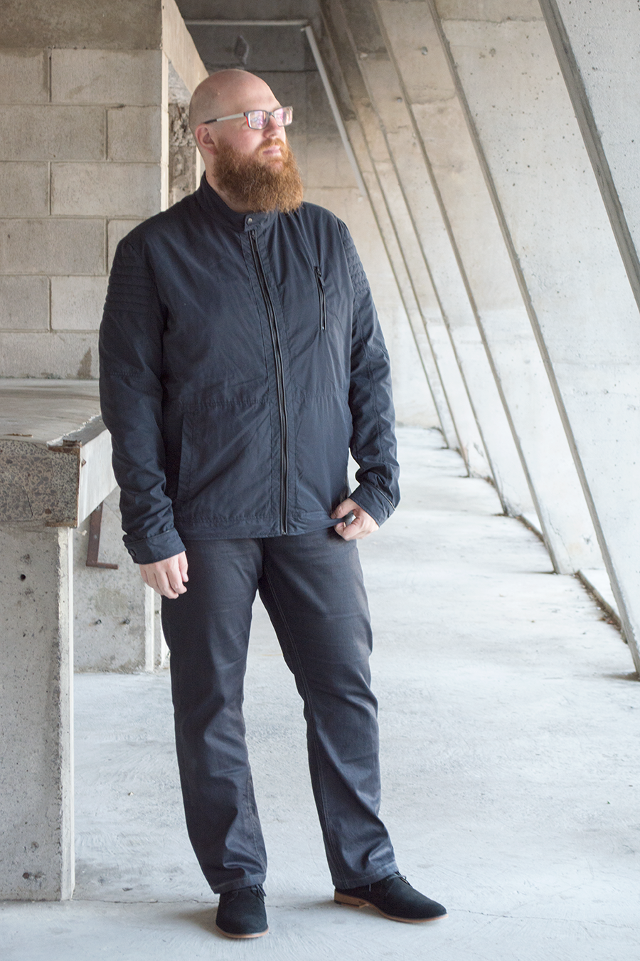 Plus size men's fashion // Doug Peters wears Johnny Bigg