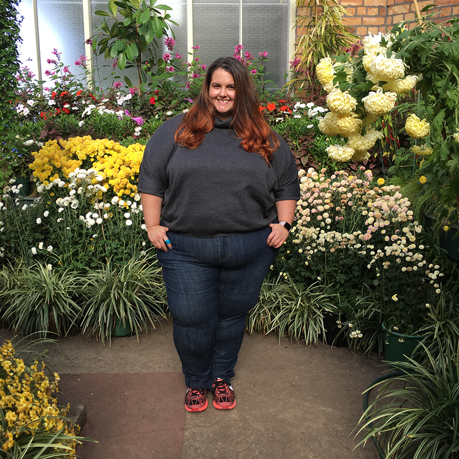 New Zealand plus size fashion blogger Meagan Kerr wears Isolde Roth Turtleneck from Navabi and Kate Madison Jeans from The Warehouse